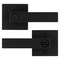 Kwikset Kwikset Singapore Contemporary Matte Black Entry Door Knob 1-3/4 in. 97402-912 - alternate 9